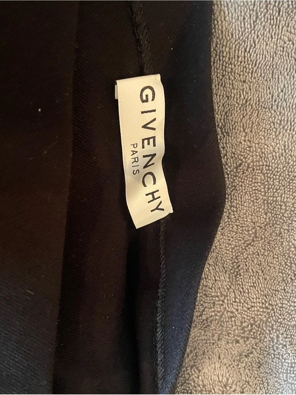 Givenchy Black One-Shoulder Top with Gold Ring Accent - Picture 4 of 5